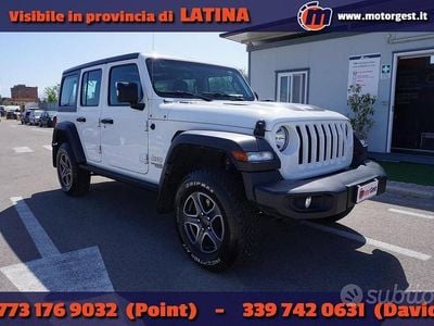 Usata Jeep Wrangler Unlimited Sport 199 CV (146 kW) 2020 Bianco SUV