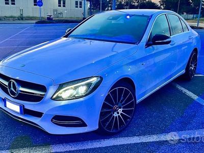 Usata Mercedes C220 240 CV (176 kW) 2014 Bianco Berlina