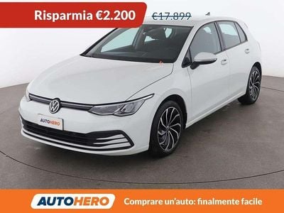 Usata VW Golf VIII Life 150 CV (110 kW) 2020 Bianco Berlina