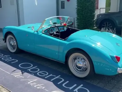 Usata MG MGA 72 CV (52 kW) 1959 Blu Cabrio