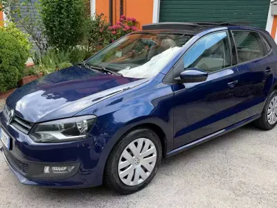 Usata VW Polo Highline 90 CV (66 kW) 2012 Blu Utilitaria