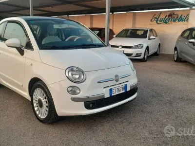 Usata Fiat 500 Lounge 69 CV (50 kW) 2012 Bianco Berlina