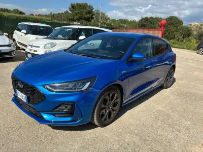 Usata Ford Focus ST-Line X 154 CV (113 kW) 2024 Blu Berlina