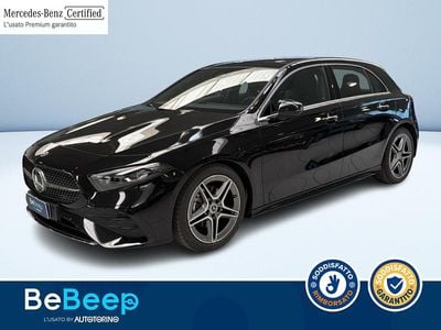 Usata Mercedes A180 Advanced Plus 116 CV (85 kW) 2024 Nero metallizzato Berlina