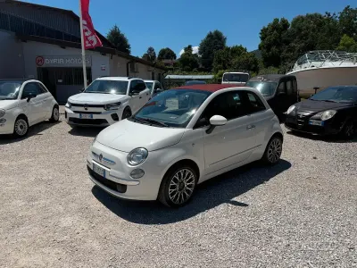 Usata Fiat 500C Lounge 85 CV (62 kW) 2015 Bianco Cabrio