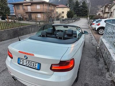 Usata BMW 220 Luxury Line 190 CV (139 kW) 2016 Bianco Cabrio