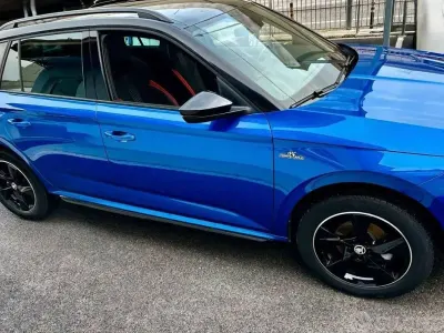 Usata Skoda Kamiq Monte Carlo 90 CV (66 kW) 2021 Blu/azzurro SUV