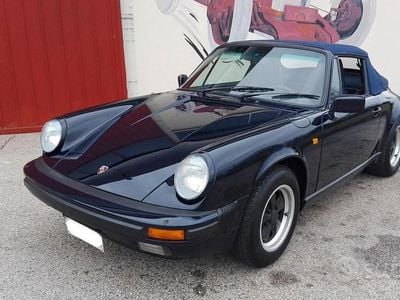 Usata Porsche 911 Carrera Cabriolet 231 CV (169 kW) 1986 Blu Cabrio