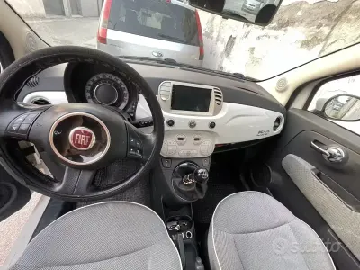 Usata Fiat 500 100 CV (73 kW) 2007 Bianco Berlina