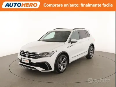 Usata VW Tiguan R-line 150 CV (110 kW) 2022 Bianco SUV