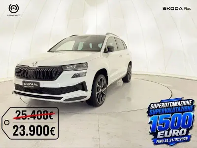 Usata Skoda Karoq SportLine 116 CV (85 kW) 2023 Bianco SUV
