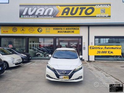 Usata Nissan Leaf Tekna 89 kW (122 CV) 2018 Bianco Utilitaria