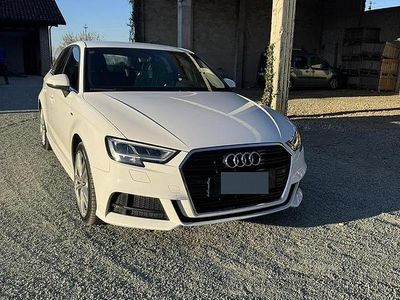 Usata Audi A3 Sport 116 CV (85 kW) 2019 Bianco Berlina
