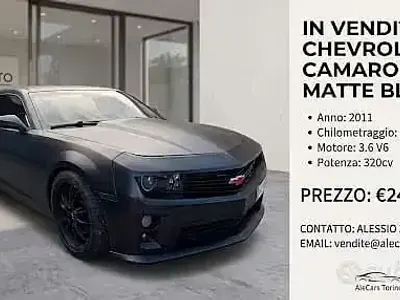 Usata Chevrolet Camaro 314 CV (230 kW) 2011 Nero Coupé