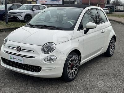 Usata Fiat 500C Lounge 69 CV (50 kW) 2019 Bianco Cabrio
