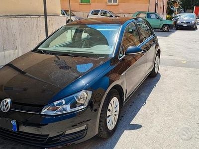 Usata VW Golf VII Trendline 110 CV (80 kW) 2016 Nero Berlina