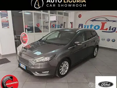 Usata Ford Focus Titanium X 125 CV (91 kW) 2015 Grigio Station wagon