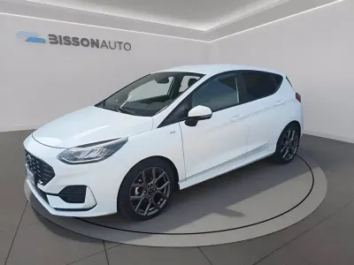 Usata Ford Fiesta ST-Line 125 CV (91 kW) 2024 Bianco frozen Berlina