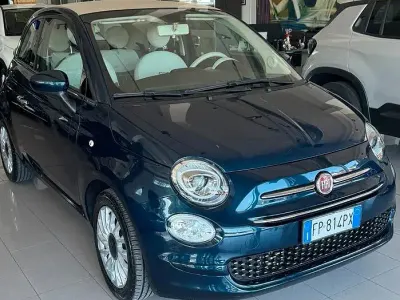 Usata Fiat 500 85 CV (62 kW) 2018 Bluazzurro Cabrio