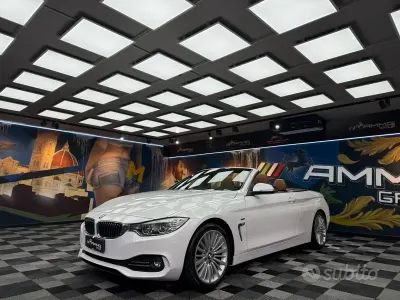 Usata BMW 420 Efficient Dynamics 184 CV (135 kW) 2014 Bianco Cabrio
