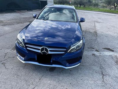 Usata Mercedes C220 170 CV (125 kW) 2018 Blu Station wagon