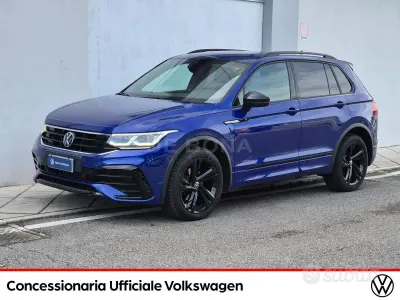 Usata VW Tiguan R-line 150 CV (110 kW) 2023 Azzurro SUV