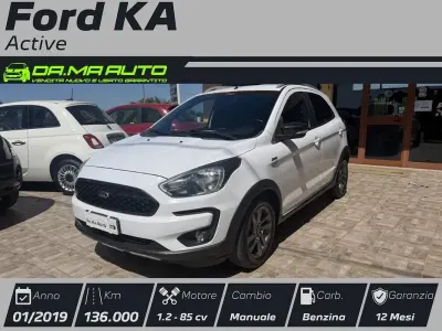 Usata Ford Ka Active 86 CV (63 kW) 2019 Bianco Berlina