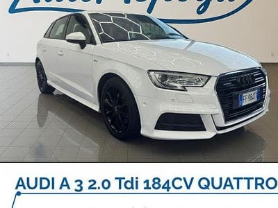 Usata Audi A3 Sport 184 CV (135 kW) 2017 Bianco Berlina