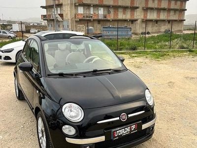 Usata Fiat 500C 69 CV (50 kW) 2010 Nero Cabrio