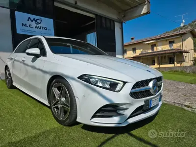 Usata Mercedes A180 Premium 116 CV (85 kW) 2019 Bianco Berlina