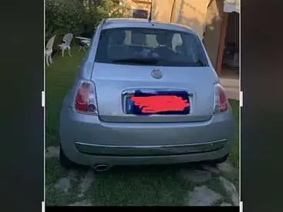 Usata Fiat 500 Lounge 101 CV (74 kW) 2009 Grigio Cabrio