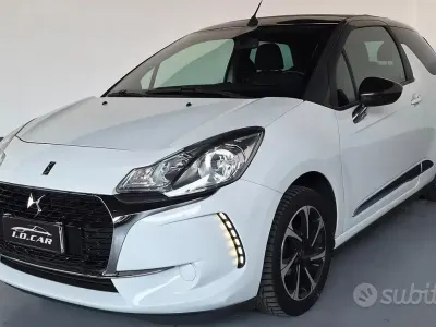 Usata DS Automobiles DS3 Sport Chic 110 CV (80 kW) 2018 Bianco Cabrio