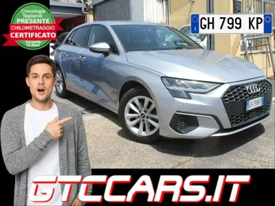 Usata Audi A3 Ambiente 150 CV (110 kW) 2021 Argento floret metallizzato Berlina