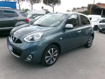 Usado Nissan Micra N-TEC 80 HP (58 kW) 2015 Azul Citadino