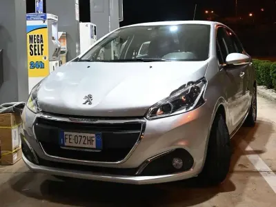 Usata Peugeot 208 Active 82 CV (60 kW) 2016 Argento Utilitaria