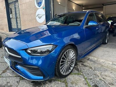 Usata Mercedes C220 AMG line 200 CV (147 kW) 2021 Blu Station wagon