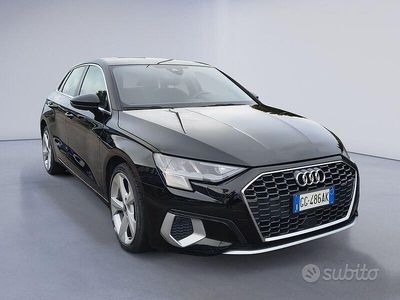 Usata Audi A3 Advanced Plus 150 CV (110 kW) 2021 Nero Berlina