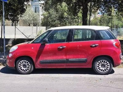 Begagnad Fiat 500L 85 HK (62 kW) 2012 Röd Minibuss