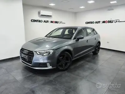 Usata Audi A3 Business 110 CV (80 kW) 2017 Grigio Berlina