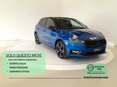 Usata Skoda Fabia Monte Carlo 95 CV (69 kW) 2023 Blu Utilitaria