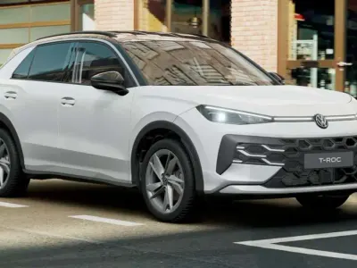 Nuova VW T-Roc Life 150 CV (110 kW) 2026 Pure white nero SUV