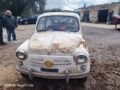 Occasion Fiat 600 1960 Blanc Citadine