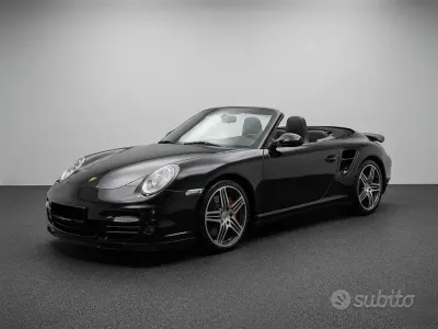 Usata Porsche 911 Turbo Cabriolet 500 CV (367 kW) 2009 Nero Cabrio