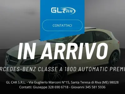 Usata Mercedes A180 Premium 109 CV (80 kW) 2017 Bianco Utilitaria