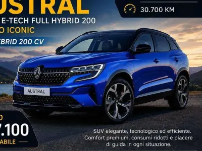 Usata Renault Austral Iconic 131 CV (96 kW) 2023 Blu/azzurro SUV