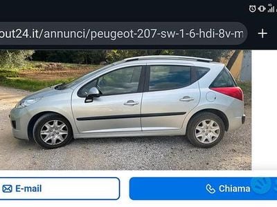 Usata Peugeot 207 88 CV (64 kW) 2013 Grigio Station wagon