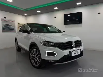 Usata VW T-Roc Advance 116 CV (85 kW) 2019 Bianco SUV