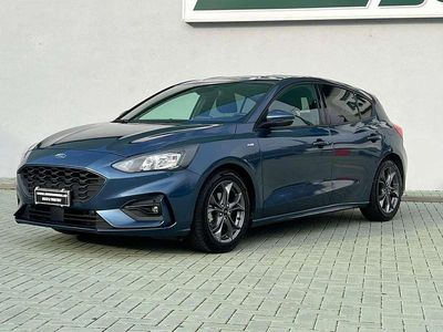 Usata Ford Focus ST-Line 125 CV (91 kW) 2022 Blu/azzurro Berlina