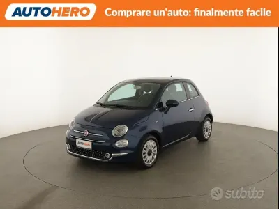 Usata Fiat 500 Lounge 95 CV (69 kW) 2018 Blu Utilitaria