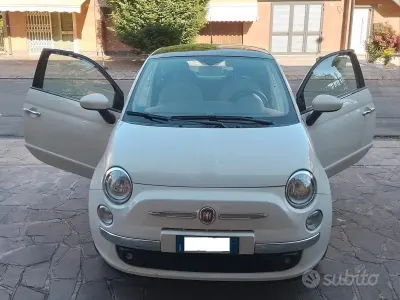 Usata Fiat 500 Lounge 69 CV (50 kW) 2011 Bianco Berlina